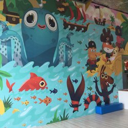 K'Ptain Park Toulouse - K'Ptain Park - Déco mural hall d'entrée