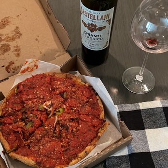 Blue Line Pizza - Italian combo - deep dish style $27 - Pizza Near Me - Burlingame, California Blue Line Pizza - Italian combo - deep dish style $27 - Pizza Near Me - Burlingame, California