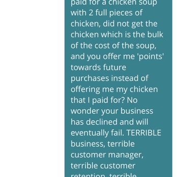 Pollo Regio - How I feel about their 'points'. I just wanted my chicken that I paid for. But hey. I got POINTS!! Whoop. - Mexican Near Me - Burleson, Texas
