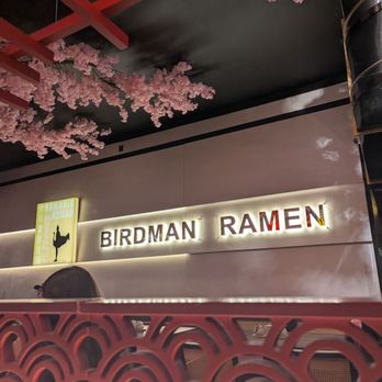 Birdman Ramen - Cute logo! - Ramen Near Me - Chicago, Illinois