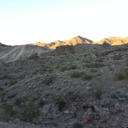 Red and Black Mountain - Red Mountain at sundown.