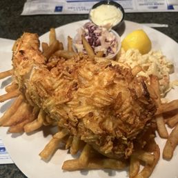 This is the potato chip fish fry