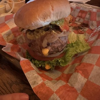 Mike's On the Water - Stuffed cheeseburger - Bars Near Me - Clair Shores, Michigan Mike's On the Water - Stuffed cheeseburger - Bars Near Me - Clair Shores, Michigan