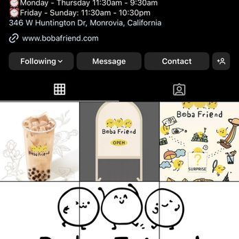 Boba Friend - Looks like they're opening Friday! (Oct 27) - Bubble Tea Near Me - Monrovia, California Boba Friend - Looks like they're opening Friday! (Oct 27) - Bubble Tea Near Me - Monrovia, California