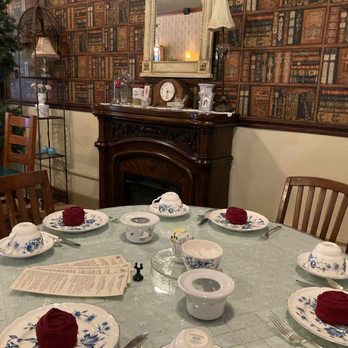 Aubrey Rose Tea Room - Table set up - Tea Rooms Near Me - La Mesa, California