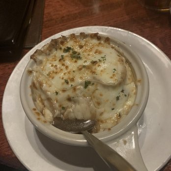 Stables Steakhouse - French onion soup - Steakhouses Near Me - Terre Haute, Indiana