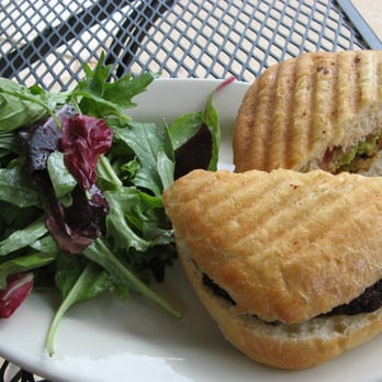 Claddagh Coffee - Black bean burger with avocado and salsa - Coffee & Tea Near Me - Saint Paul, Minnesota