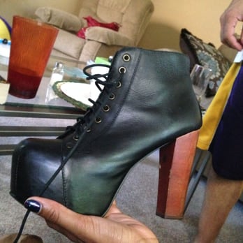 Shoe Cobbler - He fixed my Jeffrey Campbell's  !!! $300 saved! He only charged me $40!!! Will be back - Shoe Repair Near Me - Norco, California