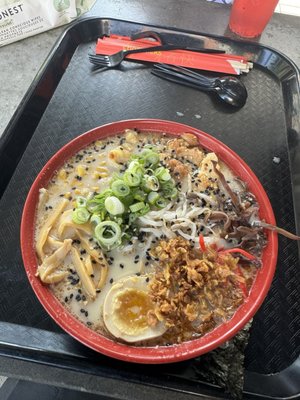 Lifting Noodles Ramen by null
