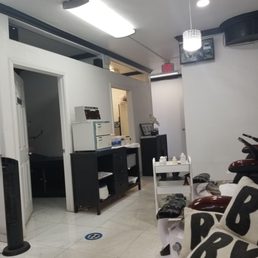 The interior of Lavish Nails The interior of Lavish Nails