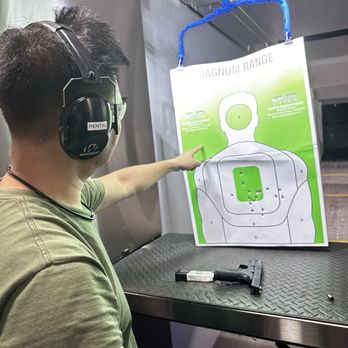 Magnum Range - Checking your score. - Gun/Rifle Ranges Near Me - Rancho Cucamonga, California