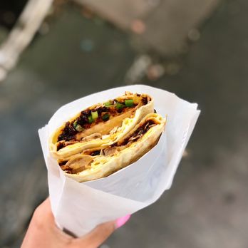 Bing Mi - jian bing w/ hoisin, spicy - Food Trucks Near Me - Portland, Oregon