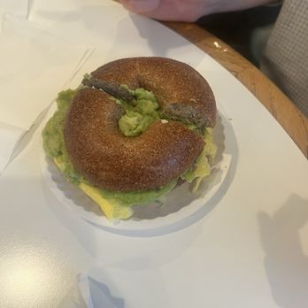 Bodo's Bagels - Egg and avocado on whole wheat bagel - Bagels Near Me - Charlottesville, Virginia