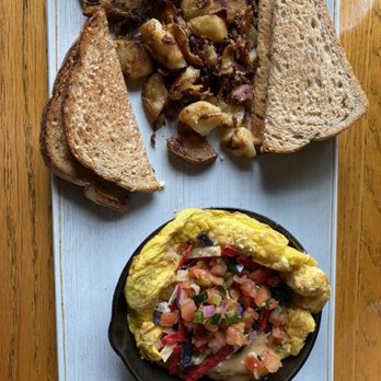 Over Easy At The Depot - Chorizo skillet - Breakfast & Brunch Near Me - Kent, Ohio Over Easy At The Depot - Chorizo skillet - Breakfast & Brunch Near Me - Kent, Ohio