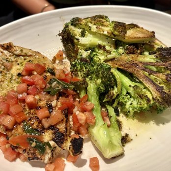 Maria's Italian Kitchen - Grilled Chicken with Roasted Broccoli. - Italian Near Me - Sherman Oaks, California
