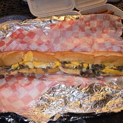 Prados Cheesesteak and Tacos - Large portion cheesesteak