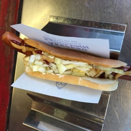 Potato salad dog. Potato salad dog.