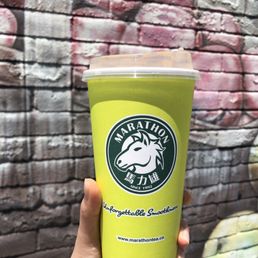 Iced milk tea in a sippy lid