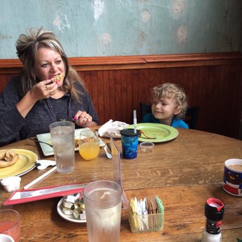 Cafe Strudel - Grandma & Grandson enjoying ! - New American Near Me - West Columbia, South Carolina