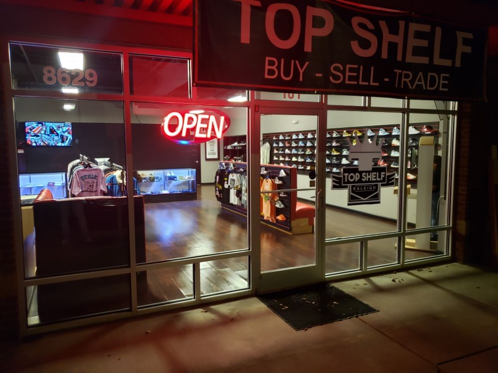 TOP SHELF 8629 Glenwood Ave, Raleigh, North Carolina Shoe Stores