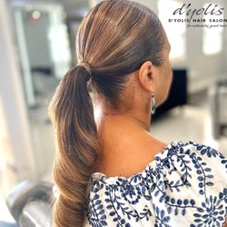 D'Yolis Hair Salon - Beautiful Extension Ponytail by our Stylist Trae.