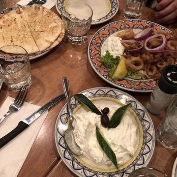 Mezes - Grilled calamari - Greek Near Me - Toronto, Ontario