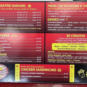 Z Burger - Menu - Burgers Near Me - McLean, Virginia Z Burger - Menu - Burgers Near Me - McLean, Virginia