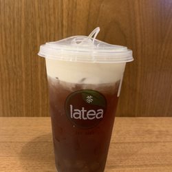 Latea Bubble Tea - I don't usually like cheese foam, but this one was really good!!!