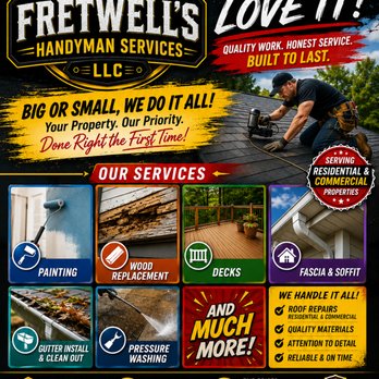 Fretwells Handyman Services - Handyman Near Me - Cataula, Georgia Fretwells Handyman Services - Handyman Near Me - Cataula, Georgia