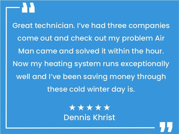 Slide of Air Man HVAC