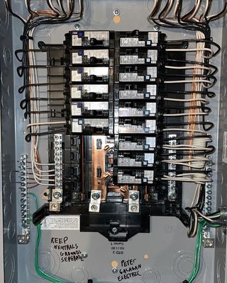 Illustrate Certified Electrician Logo