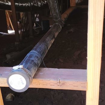 CG Plumbing - Brand new well secured clean out with support. - Plumbing Near Me