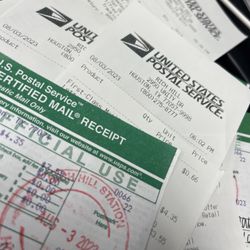 US Post Office - I had 7 letters that needed to be mailed out at $8.56 each