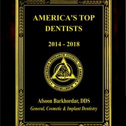 New Awareness Dentistry - We're proud to say that Dr. Afsoon has been voted one of America's Top Dentists every year since 2010!