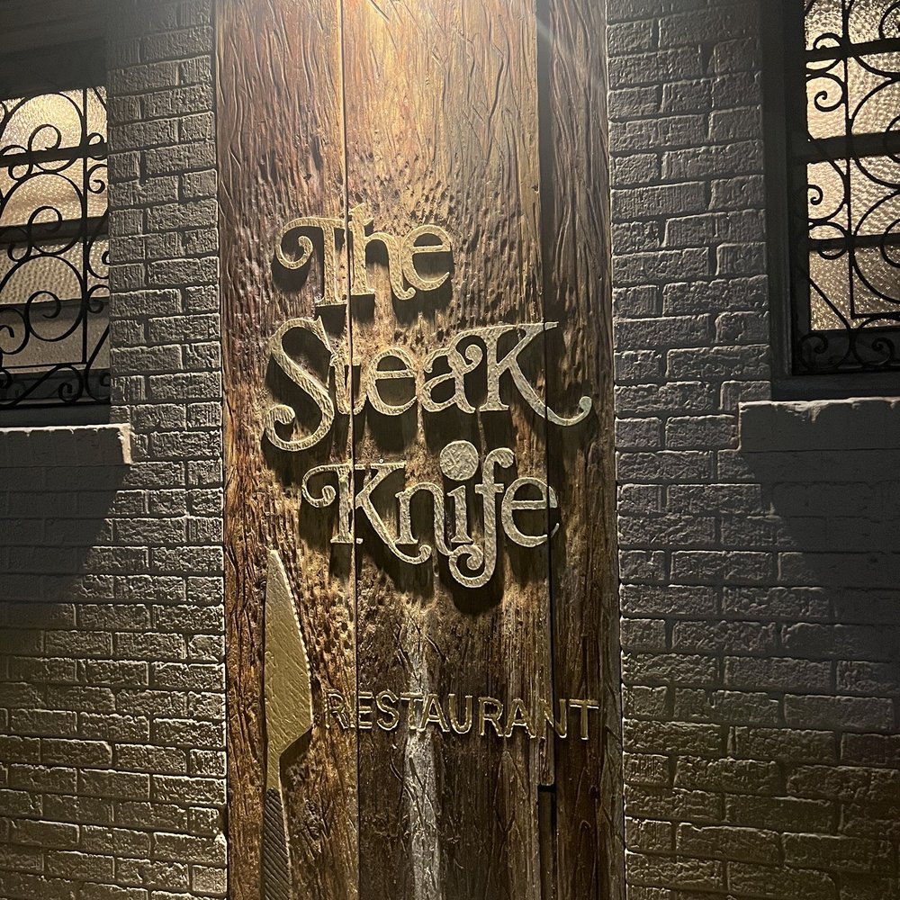 a sign on a door