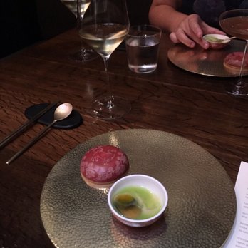 Benu - Thousand year old egg in some cabbage soup. - Asian Fusion Near Me - San Francisco, California