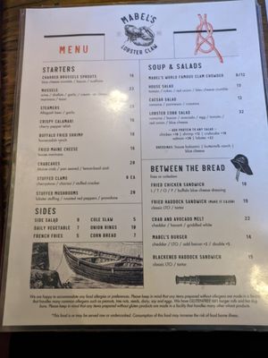 Menu photo 8 Mabels Lobster Claw Kennebunkport, ME Menu photo 8 Mabels Lobster Claw Kennebunkport, ME