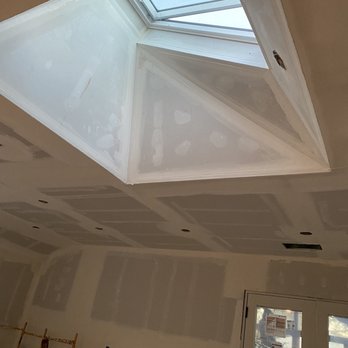 MCC Drywall - Taped Sheetrock in skylight well - Drywall Installation & Repair Near Me MCC Drywall - Taped Sheetrock in skylight well - Drywall Installation & Repair Near Me