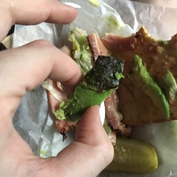 Potbelly - The 1 slice of avocado that made it into my sandwich still had skin - Sandwiches Near Me - Garland, Texas