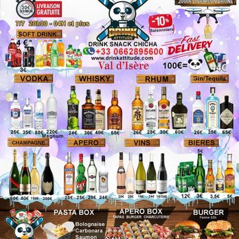 Drink Attitude - Food Delivery Services Near Me - Val-d'Isère, 73