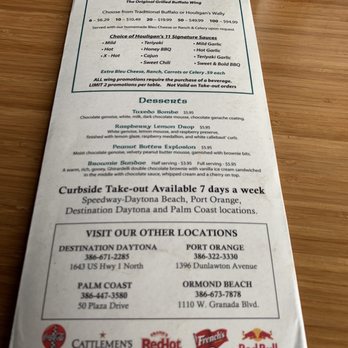 Houligan's Speedway - Chicken Wings Near Me - Daytona Beach, Florida