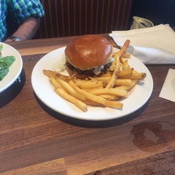 Cheddar's Scratch Kitchen - This was the mushroom Swiss burger and it was delicious. - Comfort Food Near Me - Centerville, Ohio Cheddar's Scratch Kitchen - This was the mushroom Swiss burger and it was delicious. - Comfort Food Near Me - Centerville, Ohio