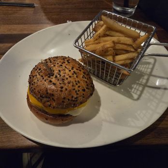 Yard House - Cheese burger with regular fries - New American Near Me - West Nyack, New York