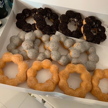 Sunmerry Coffee - Mochi Donuts: Oreo, black sesame & Oreos 8.28.21 - Coffee & Tea Near Me - Brea, California