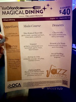 Menu photo 1 JazzTastings Maitland, FL Menu photo 1 JazzTastings Maitland, FL