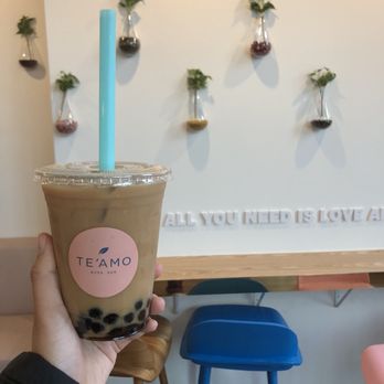 Te'amo Boba Bar - Te'amo boba milk tea - Bubble Tea Near Me - Chicago, Illinois