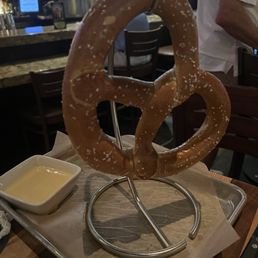 Big Twist Pretzel With Beer Cheese Big Twist Pretzel With Beer Cheese