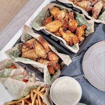 Wingstop - Lemon pepper, Hot Honey, and Garlic Parmesan - Chicken Wings Near Me - Costa Mesa, California Wingstop - Lemon pepper, Hot Honey, and Garlic Parmesan - Chicken Wings Near Me - Costa Mesa, California