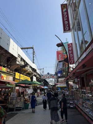 Ueno Ameyoko Shopping Street by null
