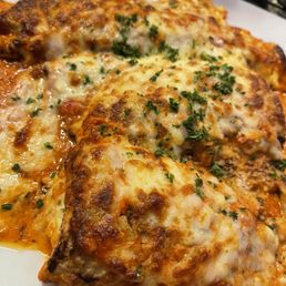 Manicotti with pink vodka sauce Manicotti with pink vodka sauce